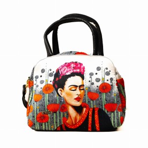 Kuferek Damski FRIDA ORIENTAL – Wegański, Z Motywem Fridy Kahlo, Duża Pojemność (2w1)